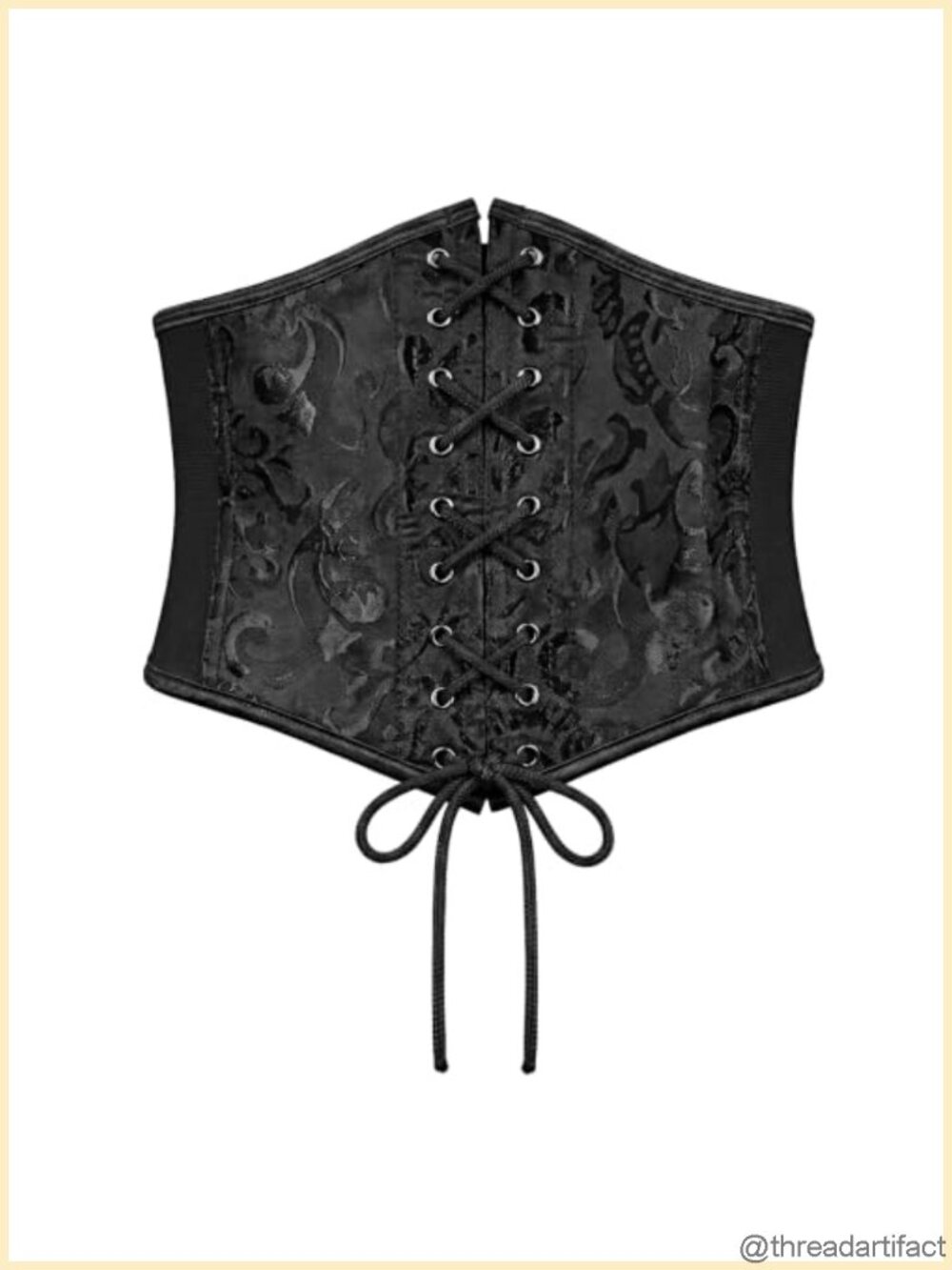 Wide Elastic Lace Up Corset Belt for Dress Renaissance Waist Cinch